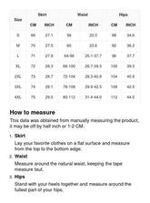 Large Size Women's Pleated Solid Color Mid-length Skirt Sai Feel